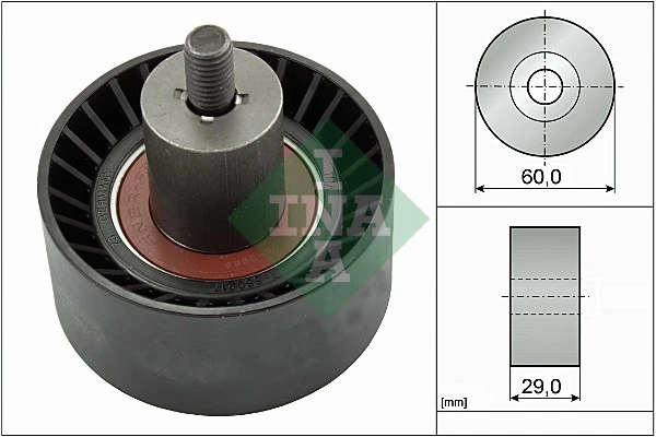 Deflection Pulley/Guide Pulley, timing belt